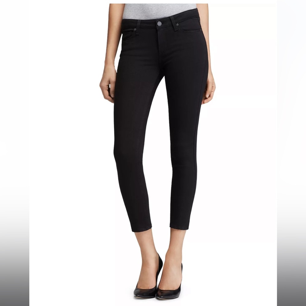 PAIGE Demin Verdugo Crop Jeans in Black